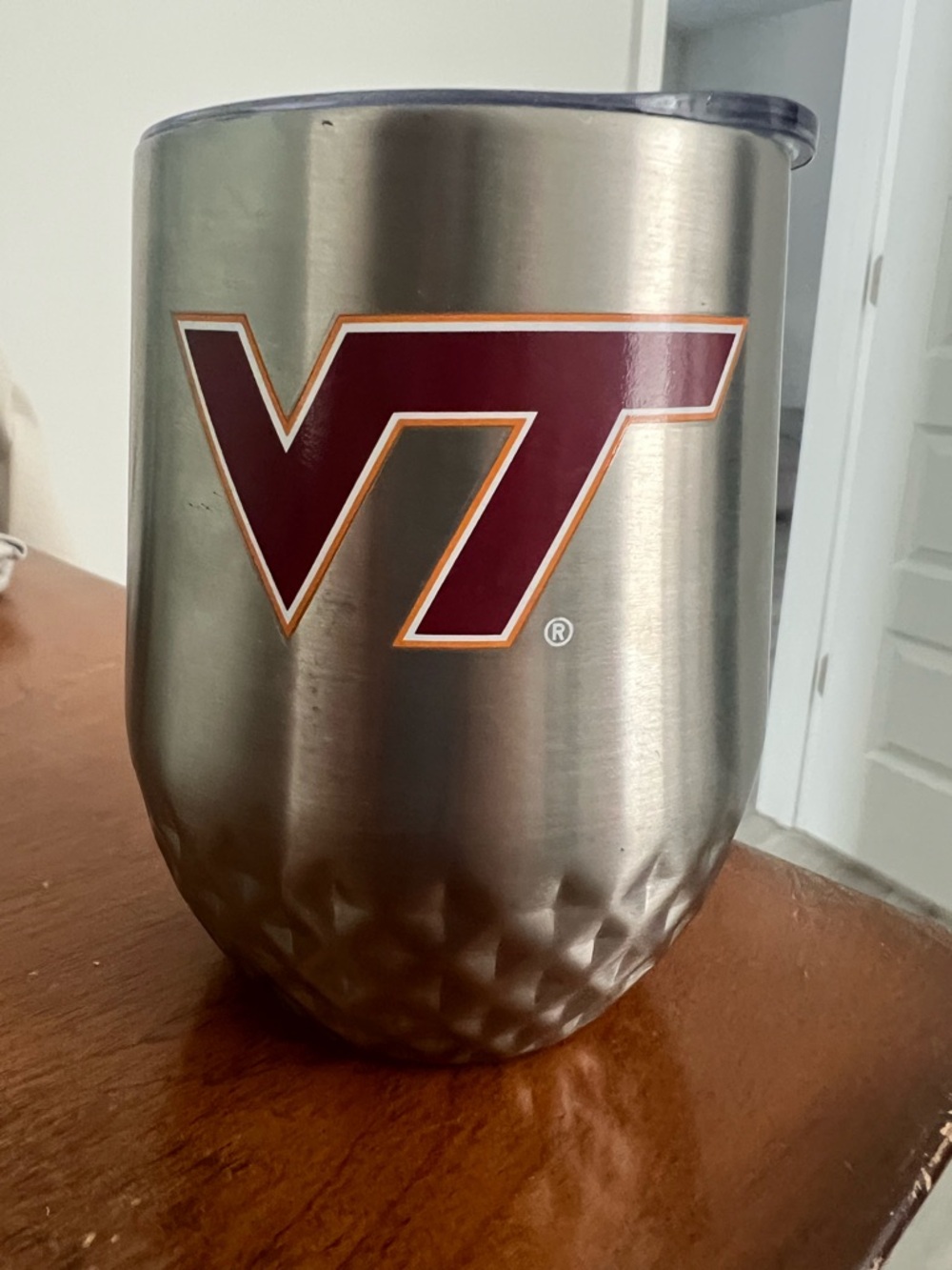 Virginia Tech Stainless Steel Tumbler with VT Logo